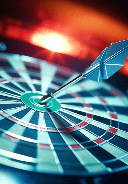 A dart hitting the mark - Bullseye