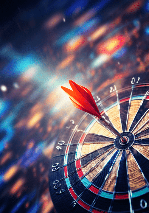 A dart hitting the mark - Bullseye